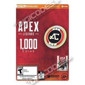 EA Origin Apex Legends – 1000 Apex Coins DLC / Addon (PC Digital Serial Key)